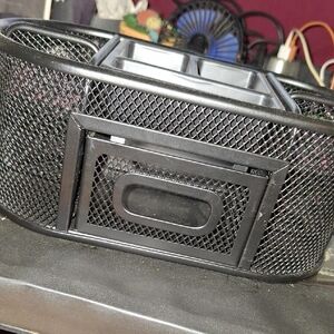 Black Mesh Desk Organizer